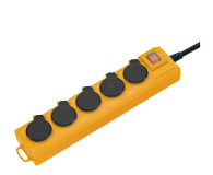 Brennenstuhl Listwa Super-Solid IP54 - 5 gniazd, 2m - 697132 - zdjęcie 1